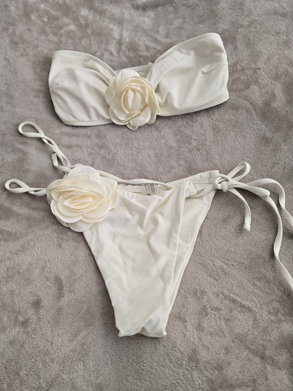Two Piece Bikini Floral Accents